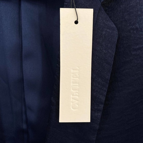 NEW Capulet x Revolve Notch Collar Blue Blazer - Picture 12 of 15